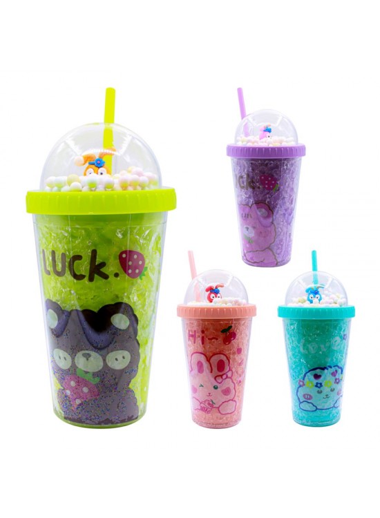 Şahin PM-2020 Luck Lov Pipetli Bardak Matara 450Ml