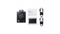 Samsung 2TB T9 Mini USB 3.2 Gen 2.2 Type C Siyah Taşınabilir SSD MU-PG2T0B-WW