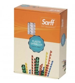 Sarff Spiral Plastik 95 SY 12 mm Beyaz 15202023 (1 Adet)