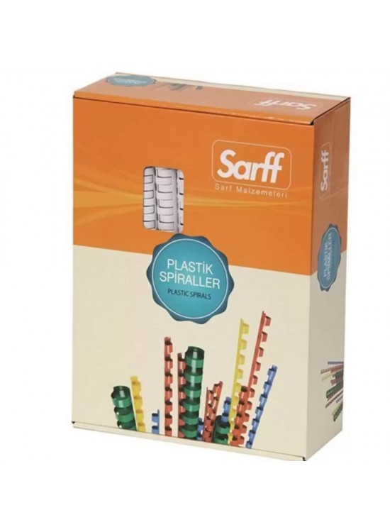 Sarff Spiral Plastik 95 SY 12 mm Beyaz 15202023 (1 Adet)