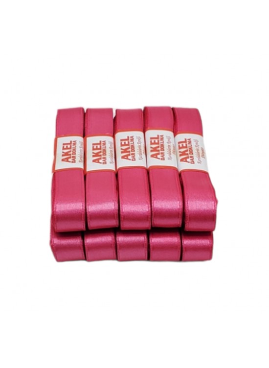 Saten Kurdele 2Cm Fuşya K7257 (1 Adet)