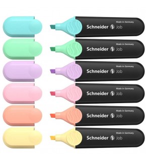 Schneider Fosforlu Kalem Job Pastel 6 Lı 115097