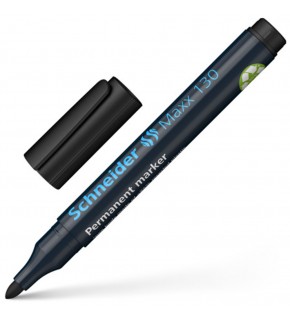 Schneider Markör Permanent 1-3 MM Siyah Yuvarlak Uçlu 130 (1 Adet)