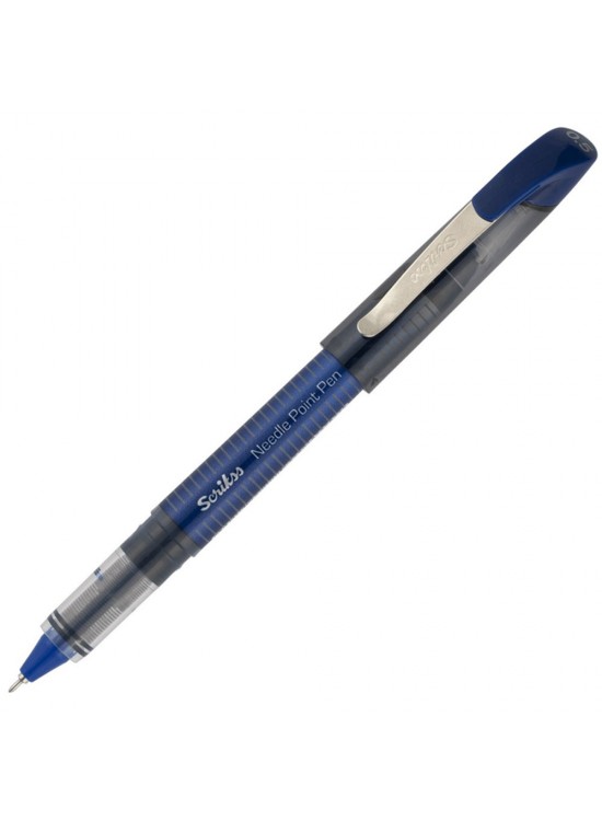 Scrikss Roller Kalem Needle Point Su Bazlı İğne Uç 0.5 MM Mavi NP-68