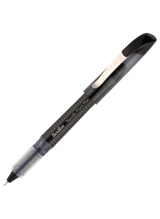 Scrikss Roller Kalem Needle Point Su Bazlı İğne Uç 0.5 MM Siyah NP-68