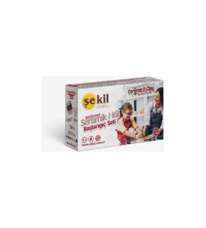 Şekil Seramik Kil Başlangıç Seti