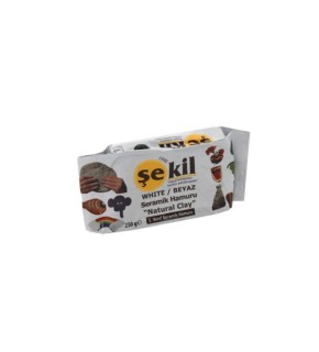 Şekil Seramik Kil Hamuru Beyaz 250Gr