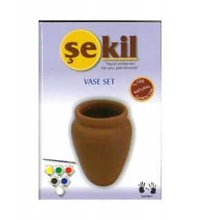 Şekil Vazo Seti Boyama