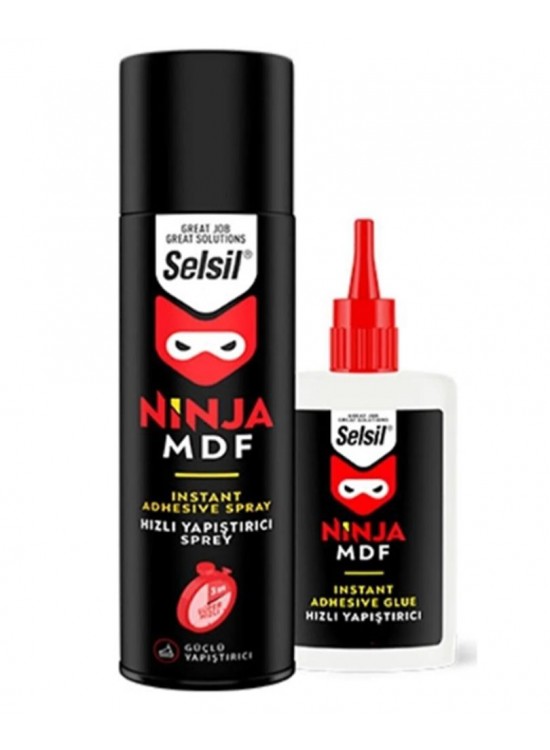 Selsil 400ml  100gr Hızlı Yapıştırıcı Ninja Mdf
