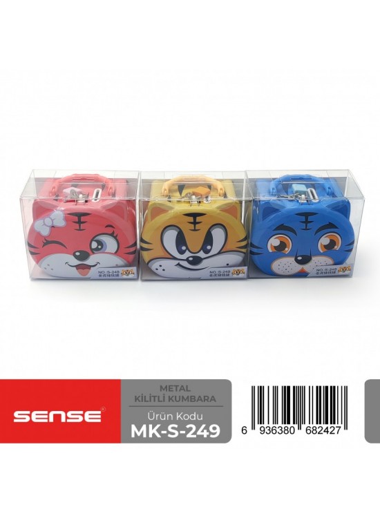 Sense Kilitli Metal Kumbara Mk-S-249