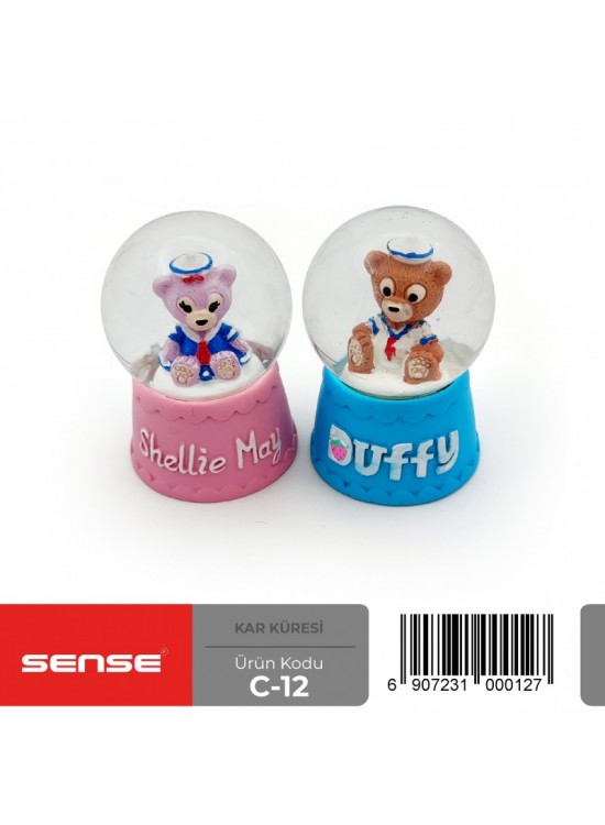 Sense Mini Işıklı Kar Küresi C-12