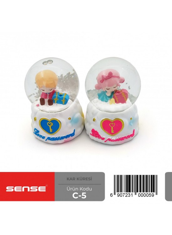 Sense Mini Işıklı Kar Küresi C-5