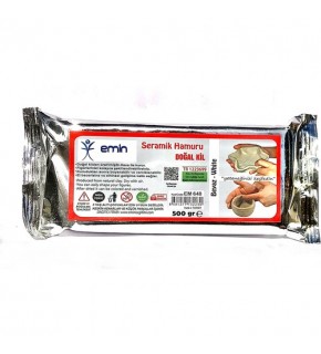 Seramik Kil Çamuru 500Gr Beyaz