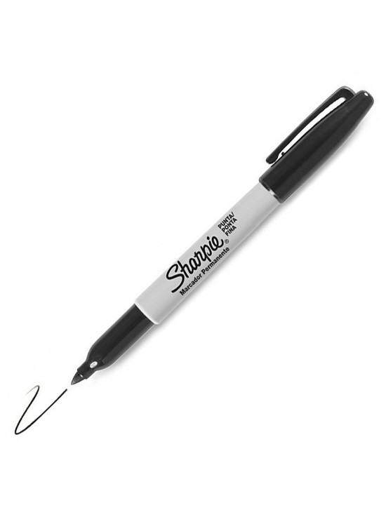 Sharpie Fine Permanent Markör Yuvarlak Uç Siyah S0810930 (1 Adet)