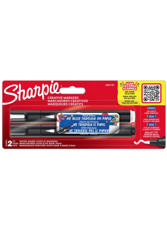 Sharpie Markör Akrilik Yuvarlak Uç 2 Li Bls 2201181