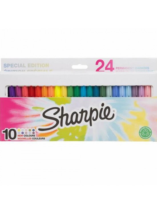 Sharpie Permanent Markör Fine/uf Karışık 24 lü