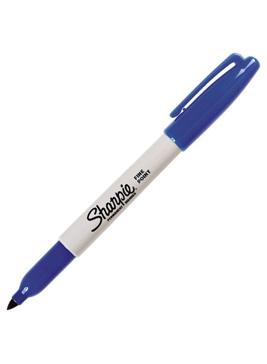 Sharpie Permanent Markör Fine  Yuvarlak Uç Mavi S0810950 (1 Adet)