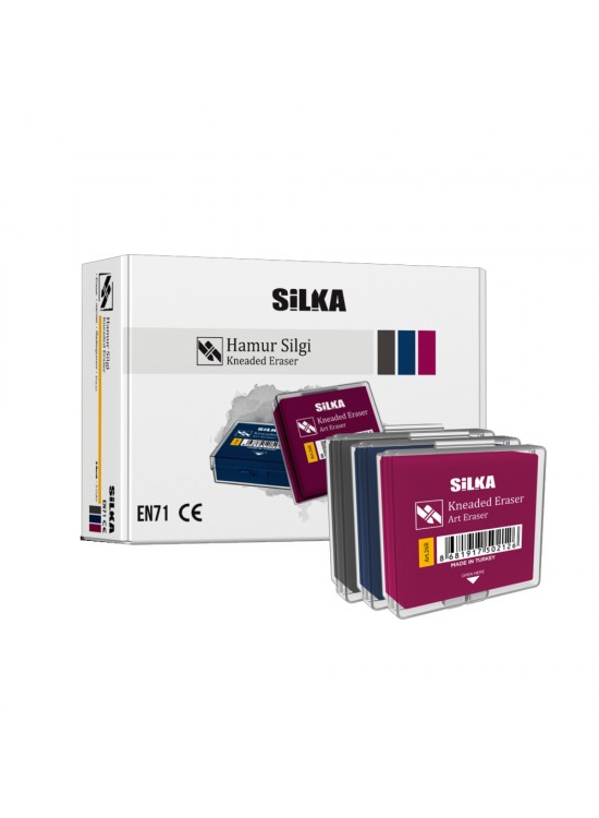 Silka Hamur Silgi Renkli Art.26R (1 Adet)