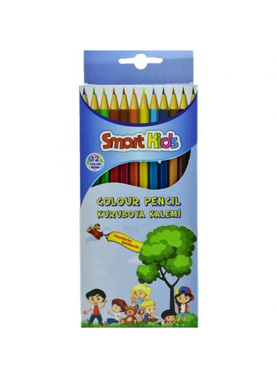 Smart Kıds Kuru Boya Tam Boy 12 Renk 2963