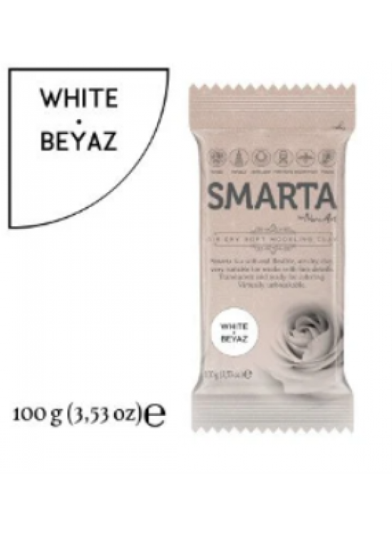 Smarta Akıllı Model Hamuru 100Gr Beyaz