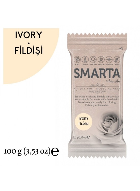 Smarta Akıllı Model Hamuru 100Gr Fildişi
