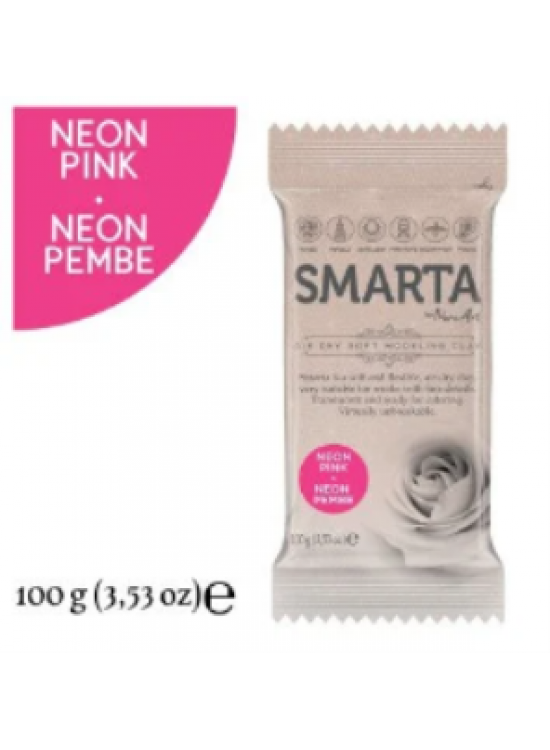 Smarta Akıllı Model Hamuru 100Gr Neon Pembe