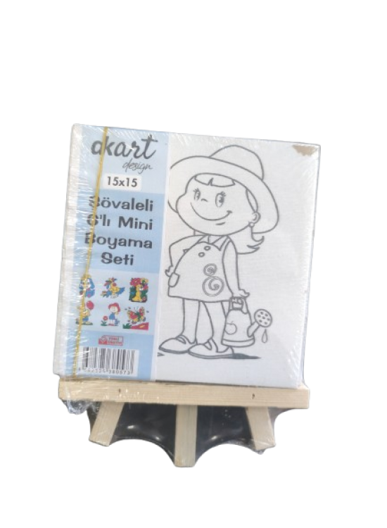 Şövaleli Baskılı Pres Tuval 15x15