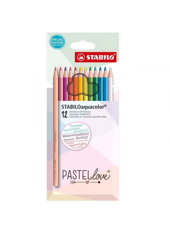 Stabilo Aquacolor Pastellove 12 Li 1612/7