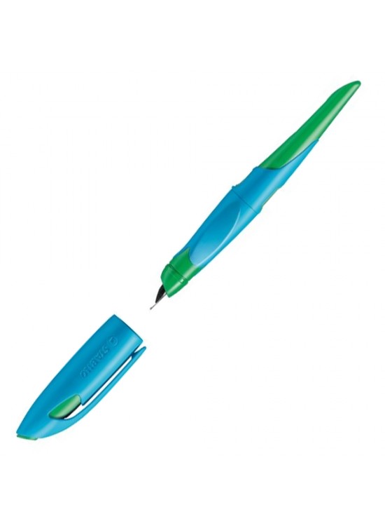 Stabilo Dolma Kalem EASYbirdy Ergonomik Sol Mavi & Neon Yeşil