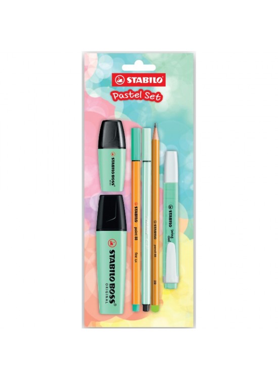 Stabilo Fosforlu Kalem Tek Renk Pastel Set 6 Lı Yeşil 70/116-6