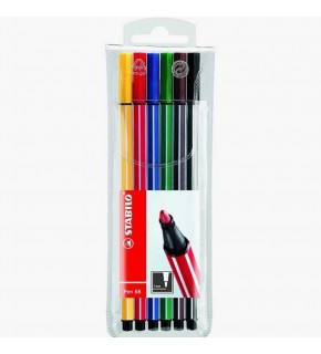 Stabilo Keçe Uçlu Boya Kalemi 6 Lı Paket 6806/PL