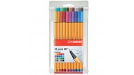 Stabilo Keçe Uçlu İnce Kalem 88 Point 0.4 MM 20 Renk Askılı Paket 8820