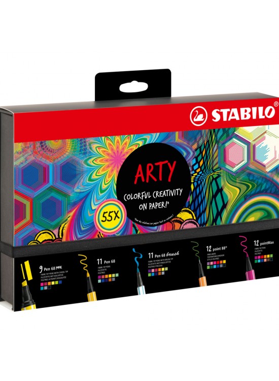 Stabilo Kreatif Keçe Uçlu Set Arty 55 Li 77/6-3-20