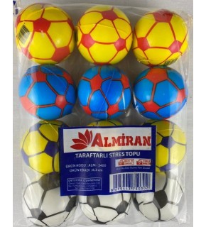 Stres Topu 6.3Cm Futbol (1 Adet)