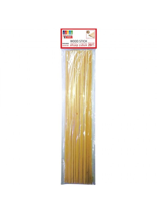 Südor Ahşap Çubuk 30 Cmx4 Mm 18 Li BS135