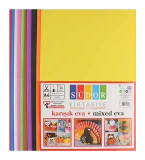 Südor Eva 20x30 Cm 2 MM 10 Renk Karışık Sk02
