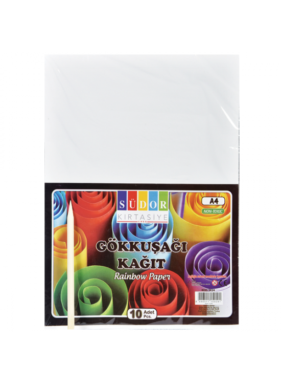 Südor Kağıt Kazımalı Gökkuşağı A4 SK24