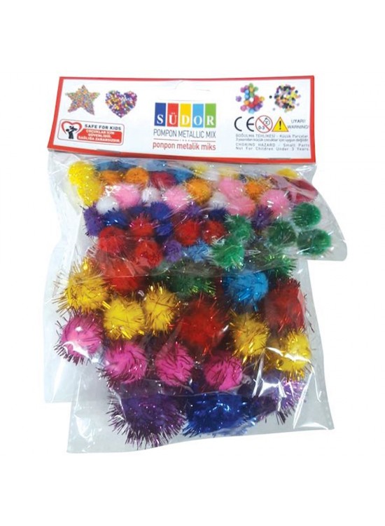 Südor Pon Pon Metalik Mix 10 20 30 MM