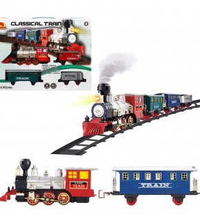 Sunman Oyuncak Sesli Ve Işıklı Klasik Tren Set 16 Parça