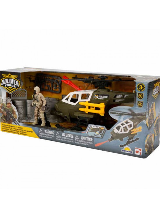 Sunman Oyuncak Soldier Force Rapidfire Askeri Araçlı Oyun Seti