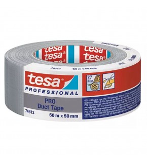 Tesa PE Kaplı Duct Bant 27 Mesh Gri 50x50 74613