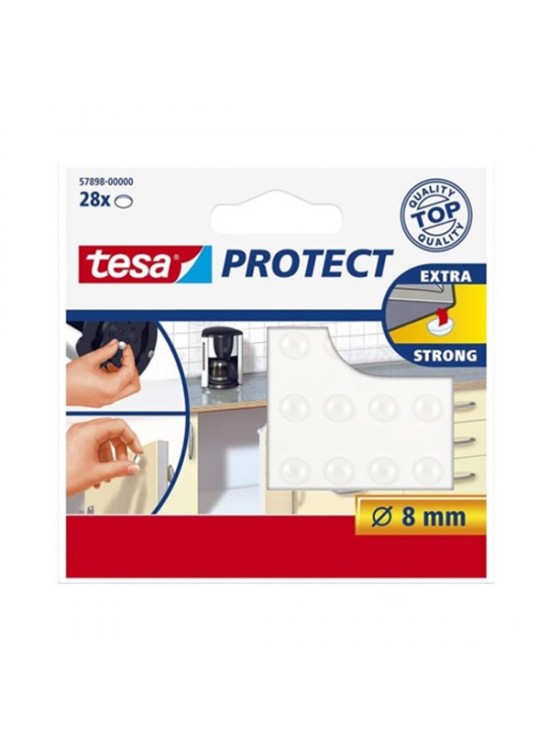 Tesa Ses Önleyici Pastil Şeffaf 28x8 MM  57898-00000-01