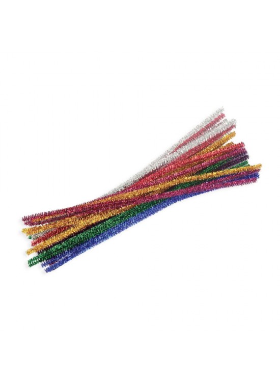 Tmn Colorbank Şönil Simli 30Cm 25 Li 6Mm Cs-002