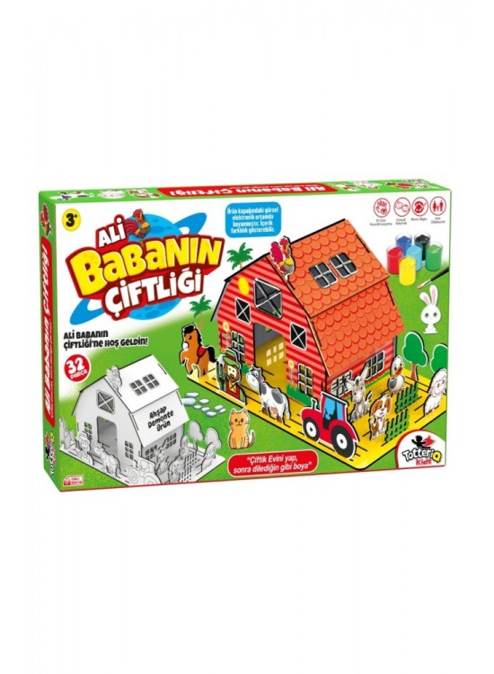 Totteriq Ahşap Boyama Ali Babanın Çiftliği 8202
