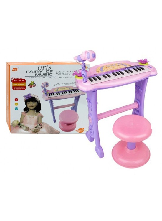 Toycraft Ayaklı Oturaklı Mikrofonlu Org