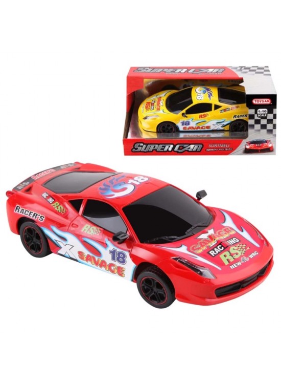 Toysan Oyuncak Sürtmeli Yarış Arabası 1:16 Racing Super Car