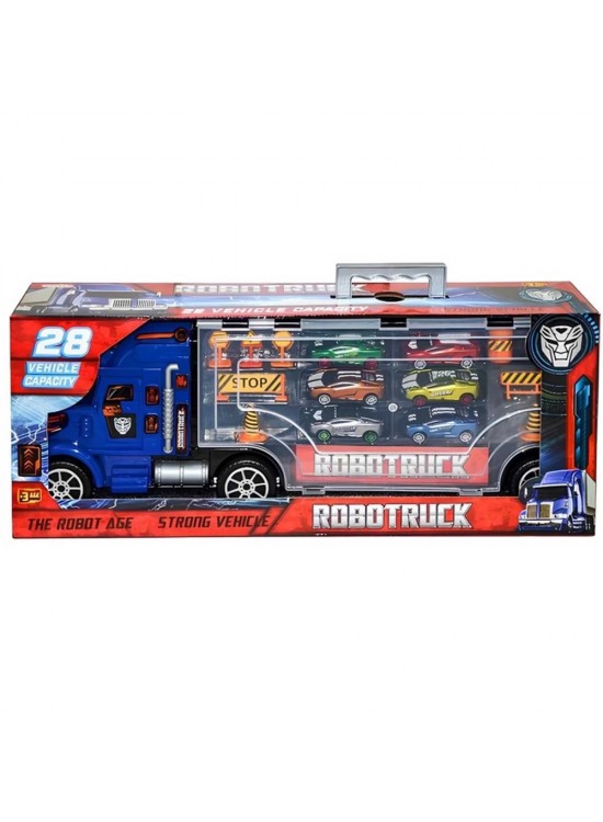 Toysan Oyuncak Tır Seti Robocar 6 Arabalı