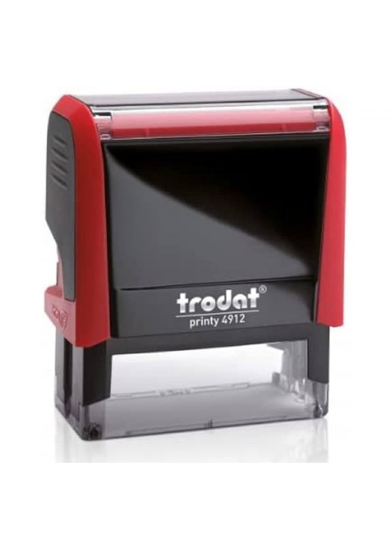 Trodat Standart Kaşe Otomatik 47x18 Karışık Kasa Siyah Keçe 4912