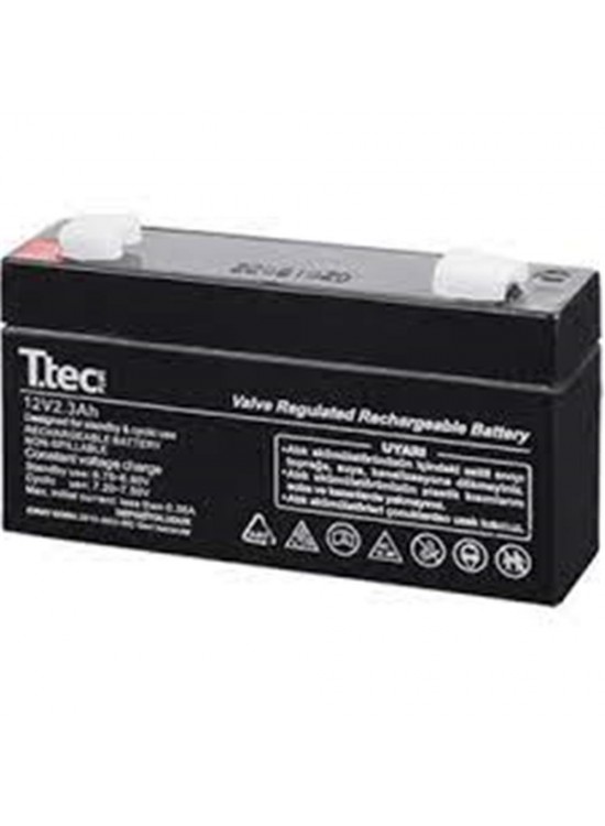Ttec 12V 2.3AH Bakımsız Kuru Akü Yatay