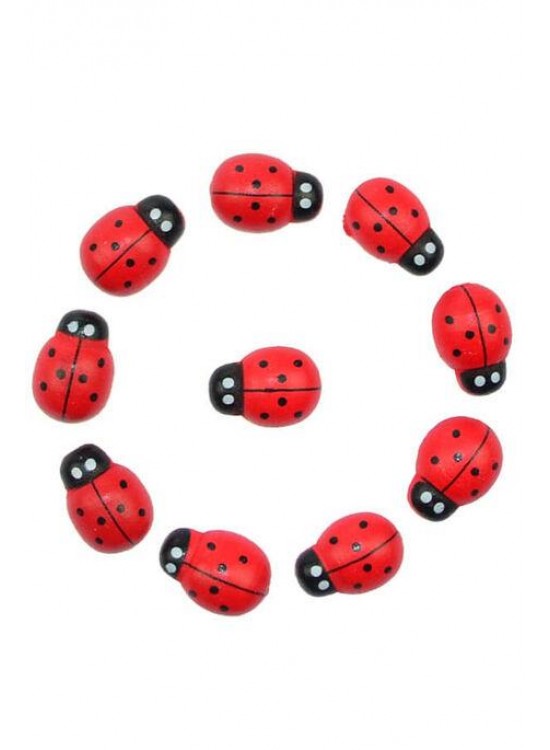 Uğur Böceği 12Mm Kırmızı 100 Lü U3485